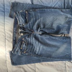 Aeropostale straight leg jeans dark denim size 4L